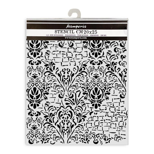 Master of Magic Tapestry Stencil 20x25 cm Stamperia KSTD173