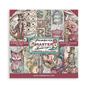 Master of Magic 12x12” Double Sided Paper Pack Stamperia SBBL166