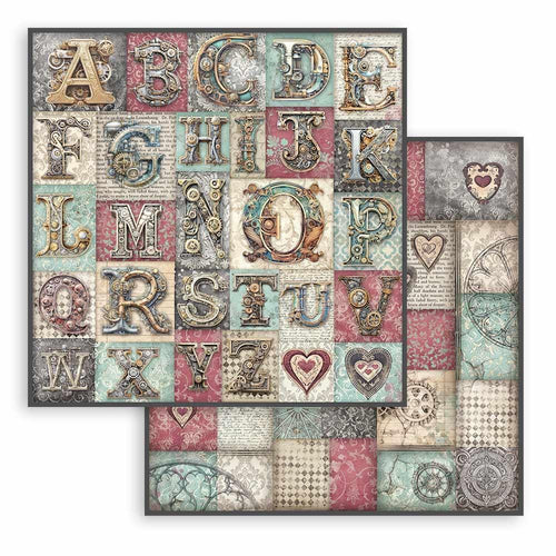 Master of Magic Alphabet 12x12” SBB1051 Stamperia