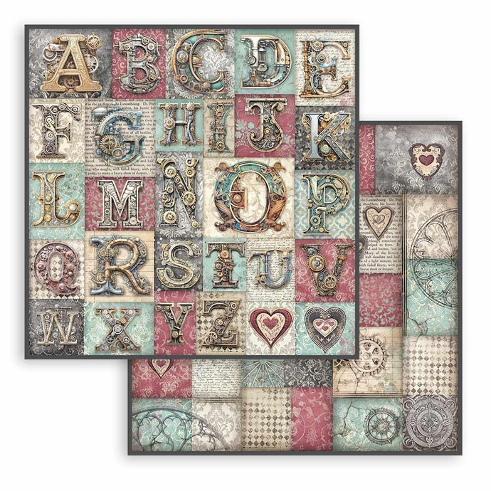 Master of Magic Alphabet 12x12” SBB1051 Stamperia