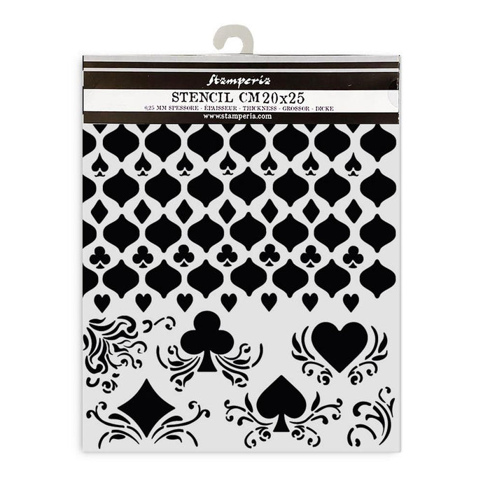 Master of Magic Stencil Pattern 20x25 cm KSTD174 Stamperia
