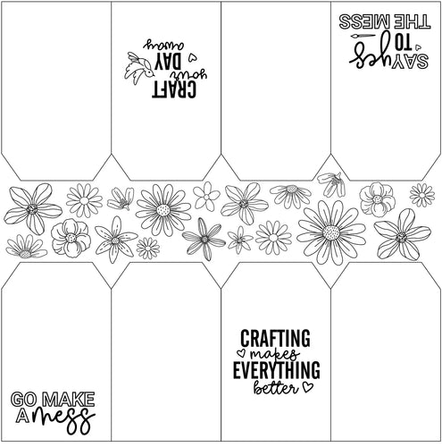 Colour Crush 12x12 Watercolour Sheet UCP2893