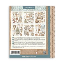Load image into Gallery viewer, White Christmas 8x9” Rub On Selection Stamperia DFLRBXG13