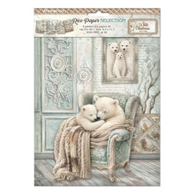 Load image into Gallery viewer, White Christmas A4 Rice Paper Selection Stamperia DFSA4XWG