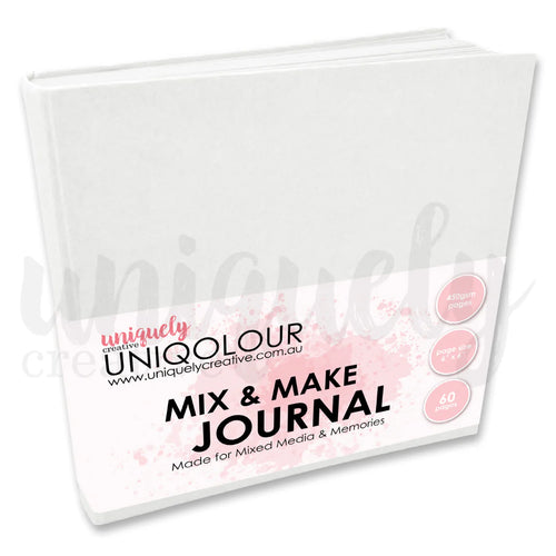 Uniqolour White 6x6 Mix & Make Journal UCE2079 Uniquely Creative