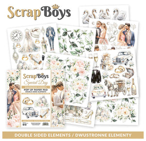 Special Day Pop Up Paper Pad Scrap Boys