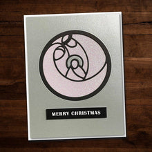 Load image into Gallery viewer, Christmas Stained Glass Circle Paper Rose 19480