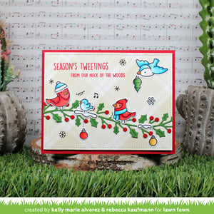 Holly Leaves Border LF3257 Lawn Fawn