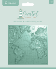 Load image into Gallery viewer, Coastlines 3D Embossing Folder Coastal Collection Crafter’s Companion CC-CO-3D-EF5.5-COAS