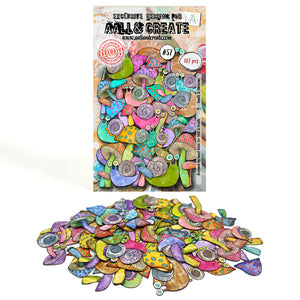 Snails & Shrooms #57 Ephemera Die Cuts AALL and Create