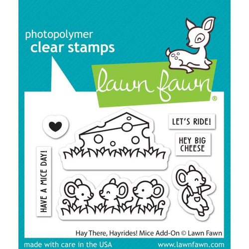 Hay There, Hayrides! Mice Add On Stamp LF3215 Lawn Fawn