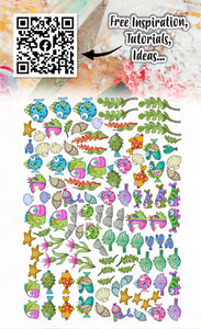 Fish Drops #42 Ephemera Die Cuts AALL and Create
