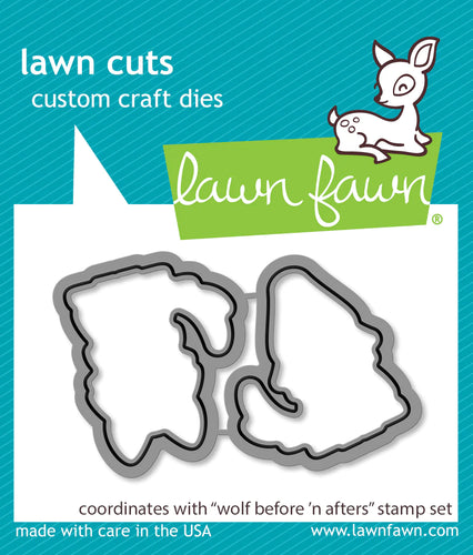 Wolf Before n After Dies LF3222 Lawn Fawn