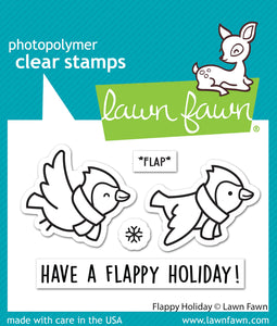 Flappy Holiday Clear Stamp LF3229 Lawn Fawn