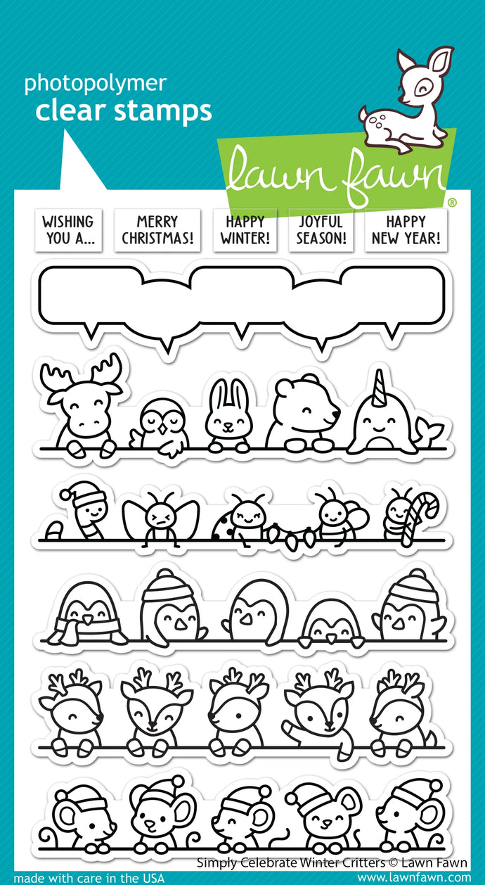 Simply Celebrate Winter Critters LF3231 Lawn Fawn