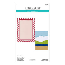 Load image into Gallery viewer, Open Lace Frame and Landscapes Cutting Dies Spelbinders S5-748