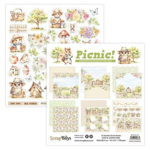 Picnic 12x12” Paper Pack ScrapBoys SB-PICN-08