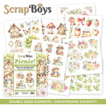 Load image into Gallery viewer, Picnic 6x6” Pop Up Paper Pad ScrapBoys SB-PICN-11