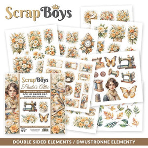 Paula’s Attic 6x6” Pop Up Paper Pad ScrapBoys SB-PAUL-11