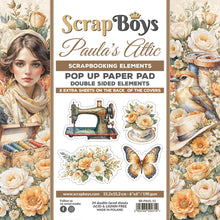 Load image into Gallery viewer, Paula’s Attic 6x6” Pop Up Paper Pad ScrapBoys SB-PAUL-11