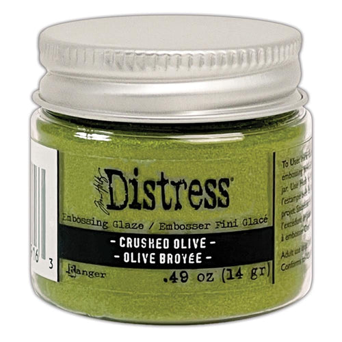 Crushed Olive Embossing Glaze