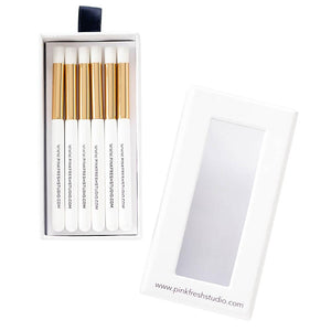 Blending Brushes 1/4 “ Round Set of 6 Pinkfresh