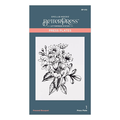 Pressed Bouquet Better Press Plate Spellbinders BP-012