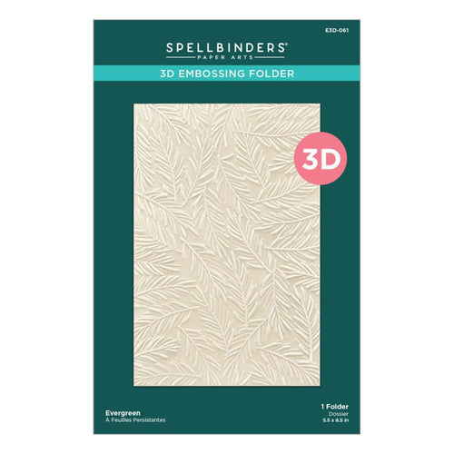 Evergreen 3D Embossing Folder Spellbinders