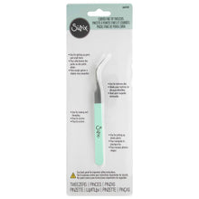Load image into Gallery viewer, Curved Fine Tip Tweezers Sizzix 664140