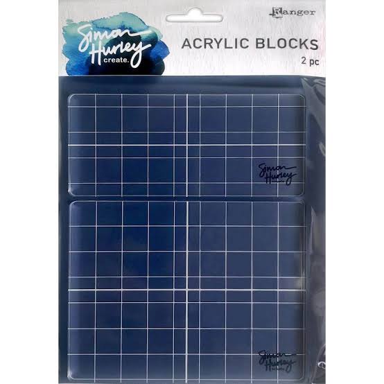 Acrylic Block 2 pack by Simon Hurley