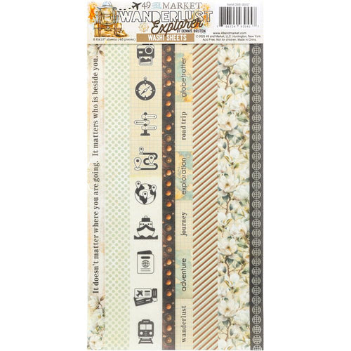 Wanderlust Explorer Washi 49 & Market DWE-30457