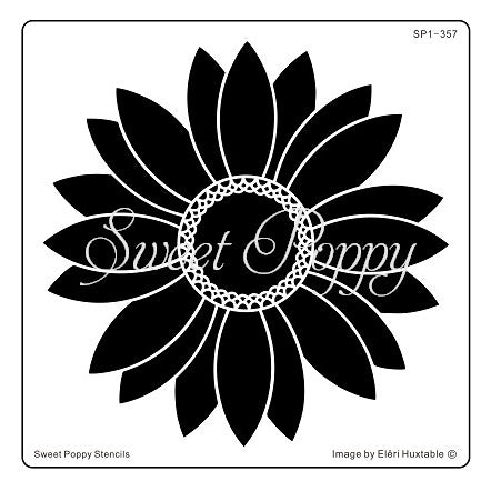 Large Sunflower Head Sweet Poppy SP1-357