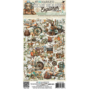 Wanderlust Explorer Laser Cut Elements 49 & Market DWE-30426
