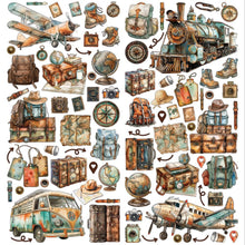 Load image into Gallery viewer, Wanderlust Explorer Laser Cut Elements 49 &amp; Market DWE-30426