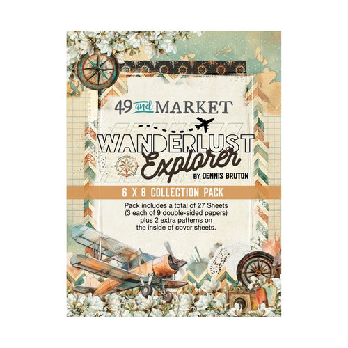 Wanderlust Explorer 6x8” Paper Pack 49 & Market DWE-30280