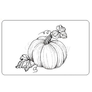 Uppercase Pumpkin Spice Letter Stamp Set 3mm, By Stamp Yours