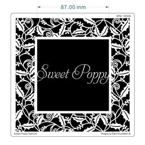Holly Aperture Square Metal Stencil SP6-125HS