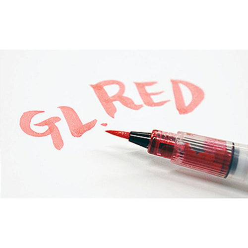 Glitter Red Wink of Stella Brush Pen