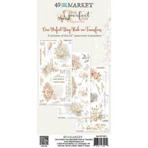 One Perfect Day Rub On Transfers 49 & Market OFD-30914