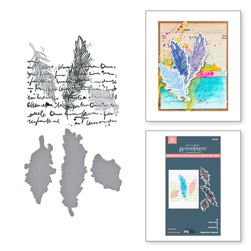 Feather Dream BetterPress Dina Wakley BPR-025