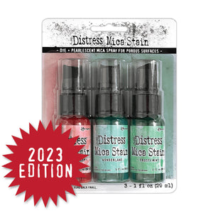 Christmas Set 6 Distress Mica Stain Tim Holtz