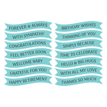 Load image into Gallery viewer, Signature Sentiments Press &amp; Foil Plate Spellbinders BP-374