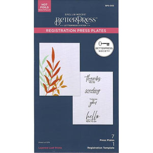 Layered Leaf Prints BetterPress BPS-005