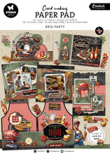Load image into Gallery viewer, BBQ Party Essentials A4 Cardmaking Pad Studiolight SL-ES-CMP27