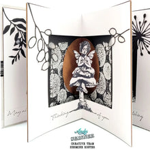 Load image into Gallery viewer, Thinking Of You Red Rubber Stamp Andy Skinner Cosmic Shimmer 07-0082-A5