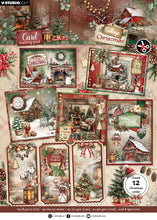 Load image into Gallery viewer, Cottage Christmas A4 Cardmaking Pad Studiolight SL-CC-CMP41