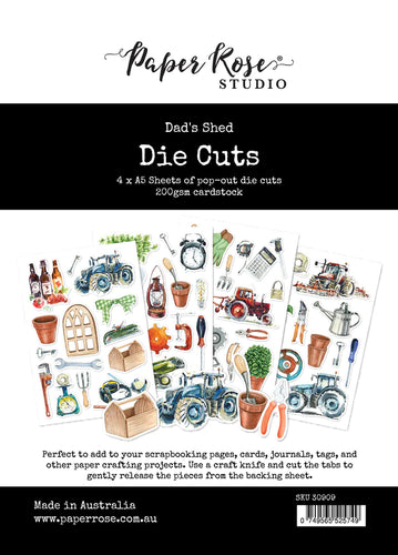 Dad’s Shed Die Cuts 30909 Paper Rose