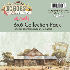 Echoes of the Outback 6x6” Collection Pack Uniquely Creative UCP2917