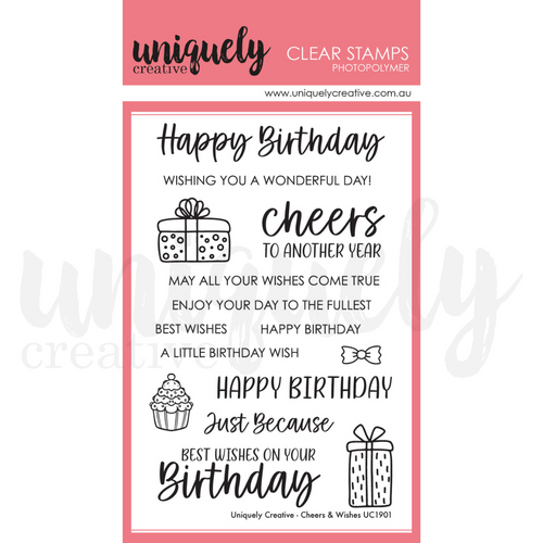 Cheers & Wishes Stamp UC1901