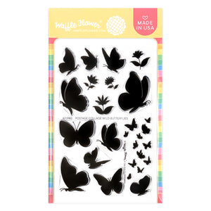 Postage Collage Wild Butterflies Waffle Flower 421980